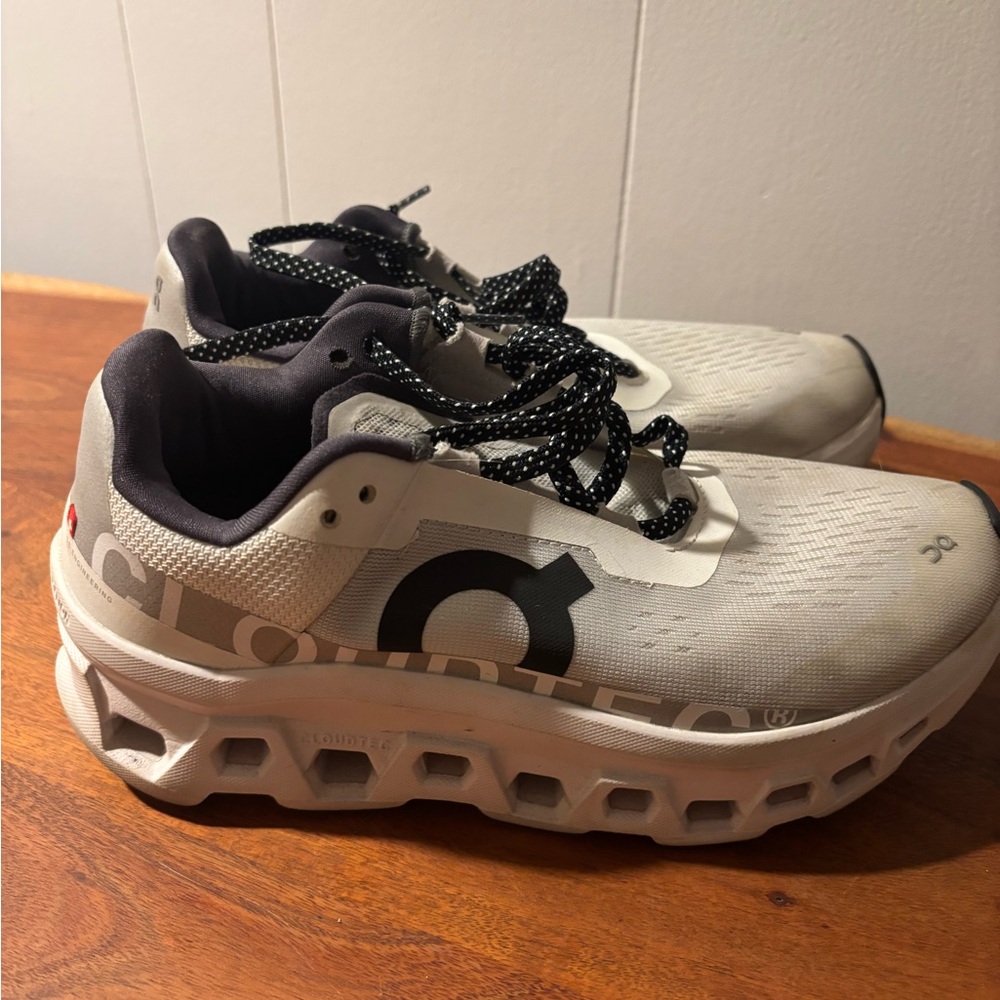 On Running White and Black Sneakers